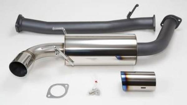 HKS - HKS RX8 75mm Single TI-tip Hi Power Cat-back Exhaust