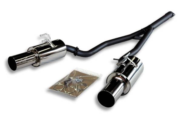 HKS - HKS 08-09 Evo 10 Hi-Power Dual Tip Catback Exhaust