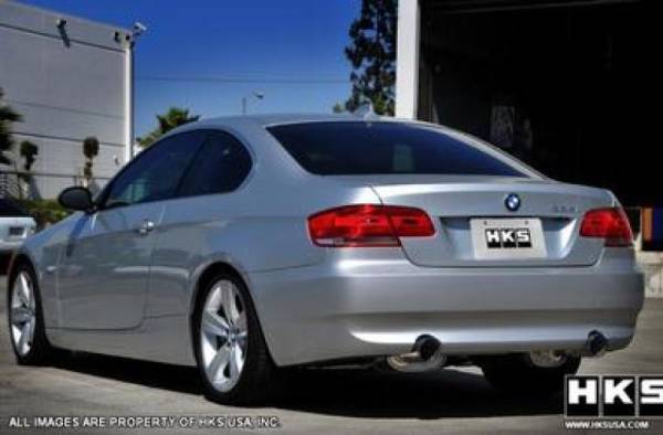 HKS - HKS 07-08 BMW 335i Coupe Only Legamax Hi-Power Dual SOS304 Ti-Tip Catback Exhaust