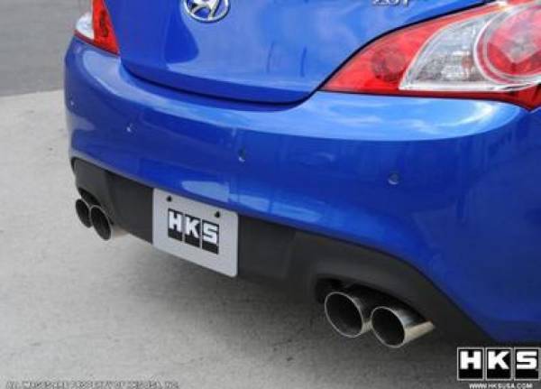 HKS - HKS 10+ Genesis V6 & 2.0L Turbo Legamax Premium Rear Section Exhaust (OVERSIZED SHIPPING)