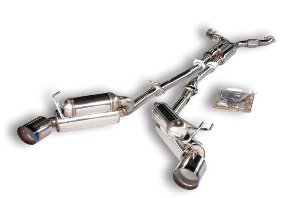 HKS - HKS 03-06 350z Dual Hi-Power Titanium Tip Catback Exhaust