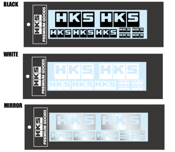 HKS - HKS LOGO Sticker a la carte BLACK - 51003-AK146