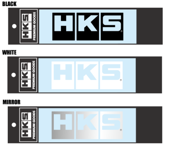 HKS - HKS LOGO Sticker W135 BLACK - 51003-AK149