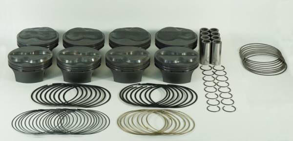 Mahle - Mahle MS Piston Set Chevy SB 389ci 4.135in Bore 3.625/3.75 Stroke 6.125/6 Rod .927 HD Pin 9cc 13.5CR