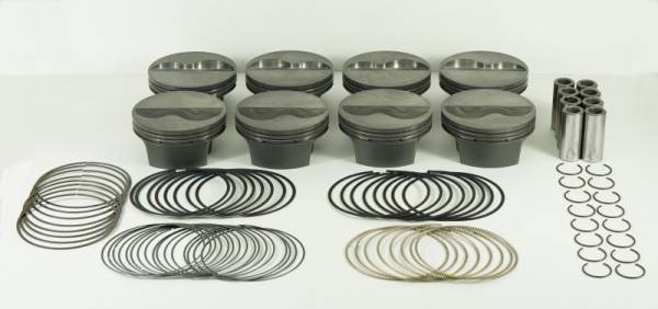 Mahle - Mahle MS Piston Set Chevy SB 400ci 4.125in Bore 3.5/3.75 Stroke 6.125/6 Rod .927Pin -9cc 12.7/13.5CR