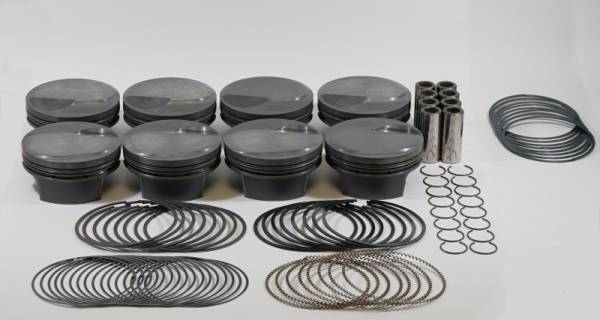 Mahle - Mahle MS Piston Set BBC 540ci 4.500in Bore 4.25in Stroke 6.385in Rod .990 Pin 13cc 10.5 CR Set of 8