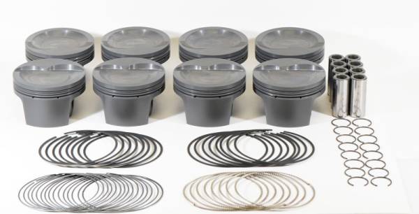 Mahle - Mahle MS Piston Set SBF 445ci 4.125in Bore 3.25in Stroke 5.4in Rod .927 Pin -16cc 8.8 CR Set of 8