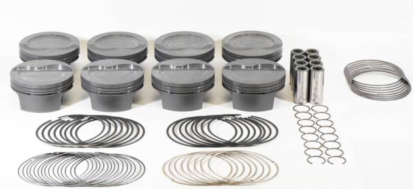 Mahle - Mahle MS Piston Set SBF Inv 364cid 4.125in Bore 3.400stk 5.400in Rod .927 Pin -16cc 9.4 CR Set of 8