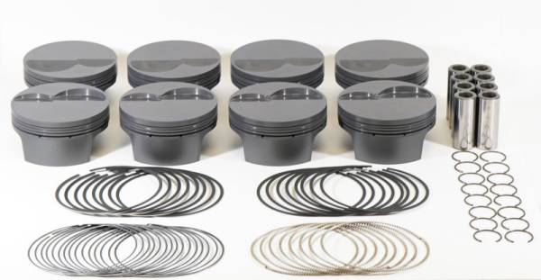 Mahle - Mahle MS Piston Set SBF 347ci 4.030in Bore 3.4in Stroke 5.4in Rod .927 Pin -6.2cc 10.4 CR Set of 8