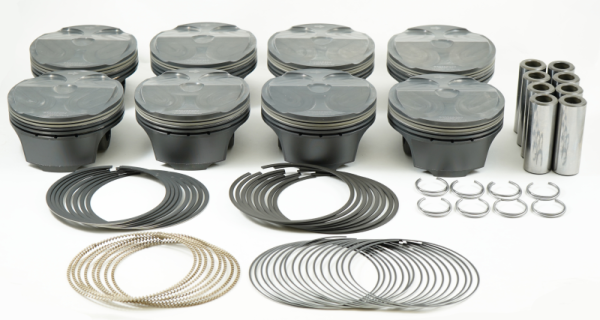 Mahle - Mahle MS Piston Set Gen 3 Coyote 308ci 3.662in Bore 3.65in Stroke 5.933in Rod .866 Pin 8.4cc 12 CR