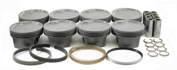 Mahle - Mahle MS Piston Set Ford 514ci 4.44in Bore 4.150in Stroke 6.7in Rod 0.990 Pin -28cc 9.9CR - Set of 8