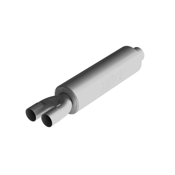 MBRP - MBRP Universal 3in ID Inlet 2.5in ID Outlet 30.5in Chambered Aluminum Muffler (NO DROPSHIP)