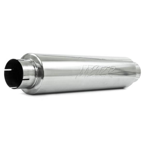 MBRP - MBRP Universal Quiet Tone Muffler 4in Inlet/Outlet 24in Body 6in Dia 30in Overall T304