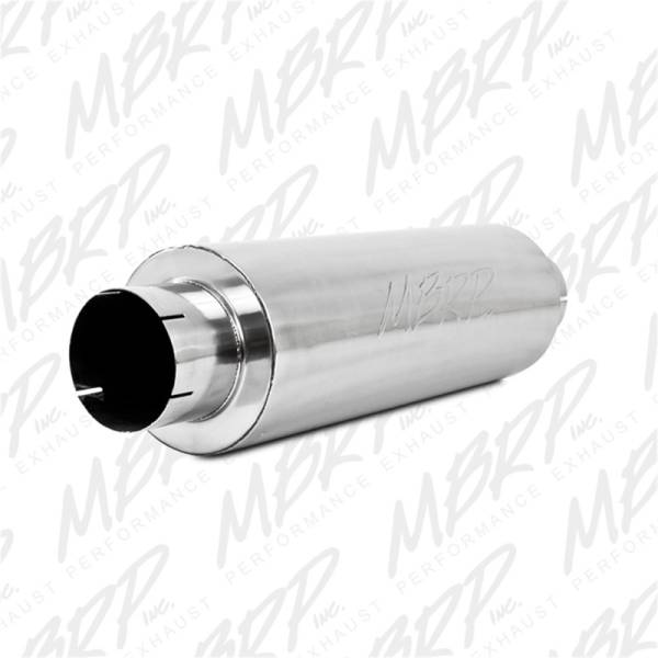 MBRP - MBRP Universal Quiet Tone Muffler 5in Inlet /Outlet 8in Dia Body 31in Overall