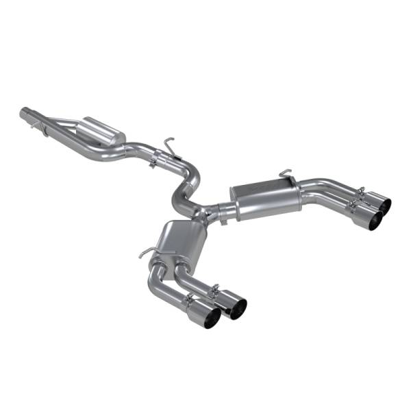 MBRP - MBRP 15-18 Audi S3 304SS 3in Quad Split Rear Exit C/B System