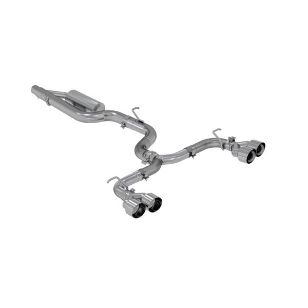 MBRP - MBRP 15-19 VW Golf R 3in Cat Back Single Exit Exhaust Pro Series w/ Valve Delete - T304