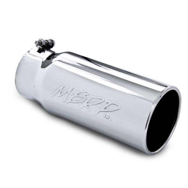 MBRP - MBRP Universal Tip 5 O.D. Rolled Straight 4 inlet 12 length