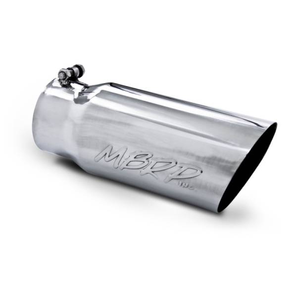 MBRP - MBRP Universal Tip 5 O.D. Angled Single Walled 4 inlet 12 length