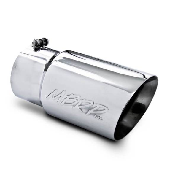 MBRP - MBRP Universal Tip 6 O.D. Dual Wall Angled 5 inlet 12 length