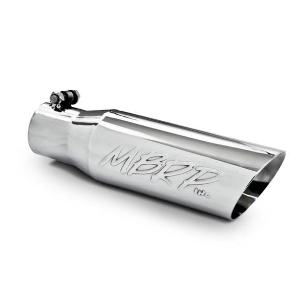 MBRP - MBRP Universal Tip 3in O.D. Dual Wall Angled 2 inlet 12 length