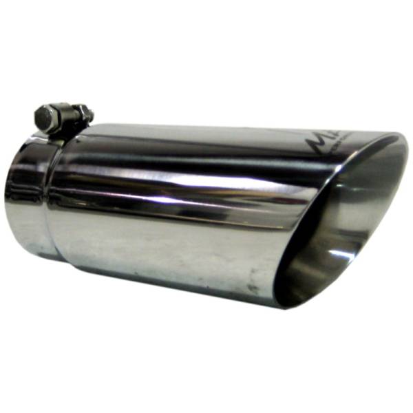 MBRP - MBRP Universal Tip 3in O.D. Dual Wall Angled 4 inlet 10 length