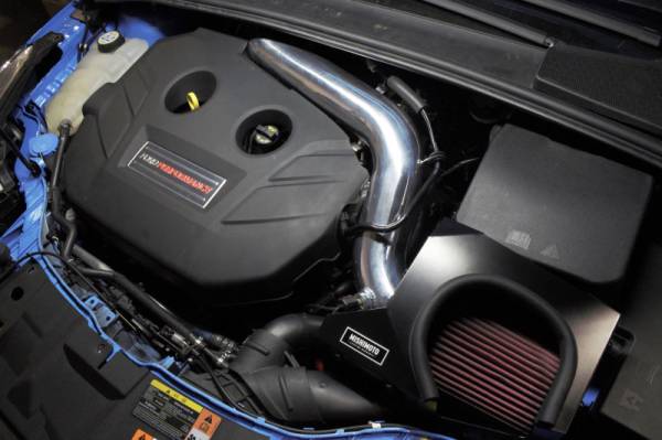 Mishimoto - Mishimoto 2016 Ford Focus RS 2.3L Performance Air Intake Kit - Wrinkle Nitrous Blue