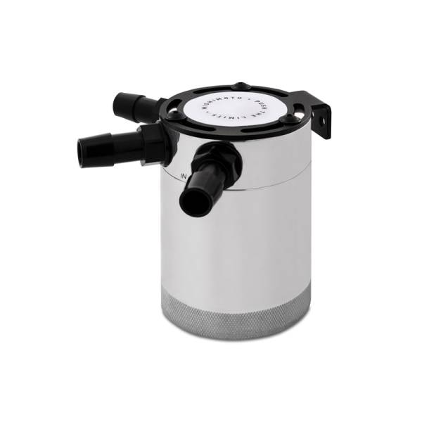 Mishimoto - Mishimoto Compact Baffled Oil Catch Can - 3-Port - Polished