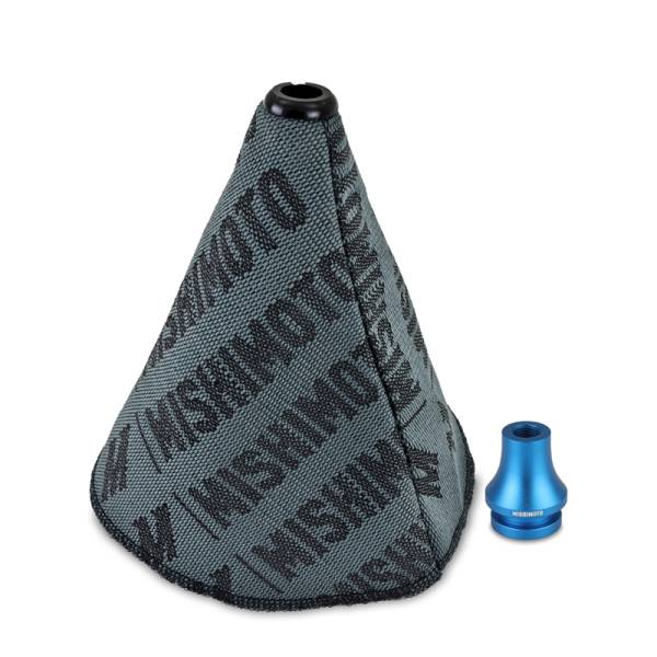 Mishimoto - Mishimoto Shift Boot Cover + Retainer/Adapter Bundle M12x1.25 Blue