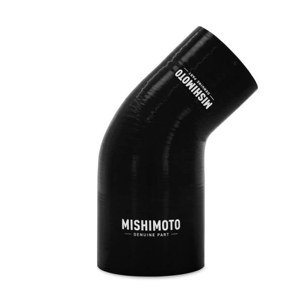 Mishimoto - Mishimoto Silicone Reducer Coupler 45 Degree 2.25in to 3in - Black