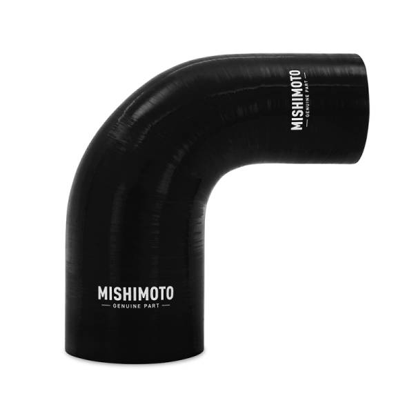 Mishimoto - Mishimoto Silicone Reducer Coupler 90 Degree 2.5in to 3in - Black