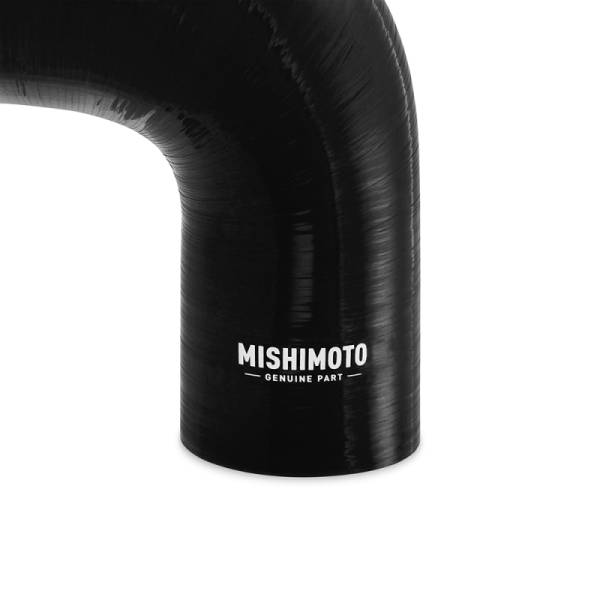 Mishimoto - Mishimoto Silicone Reducer Coupler 90 Degree 2.5in to 4in - Black