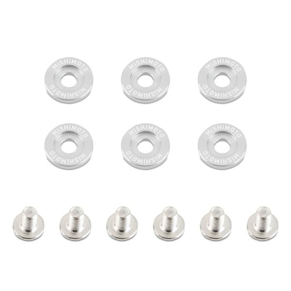 Mishimoto - Mishimoto Small Fender Washer Kit (6pcs) - Silver