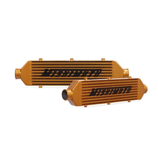 Mishimoto - Mishimoto Universal Gold Z Line Intercooler  Overall Size: 28x8x3 Core Size: 21x6x2.5 Inlet / Outlet