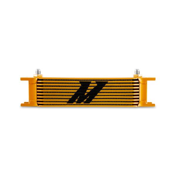 Mishimoto - Mishimoto Universal -6AN 10 Row Oil Cooler - Gold