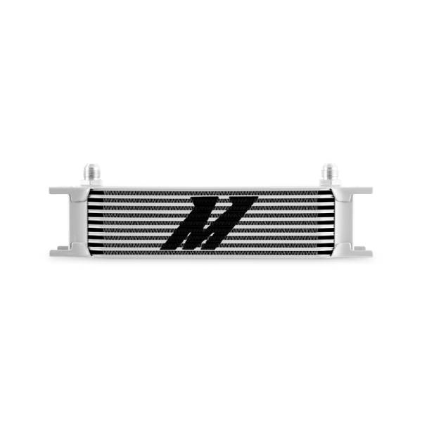 Mishimoto - Mishimoto Universal -8AN 10 Row Oil Cooler - Silver