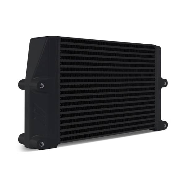 Mishimoto - Mishimoto Heavy-Duty Oil Cooler - 10in. Same-Side Outlets - Black