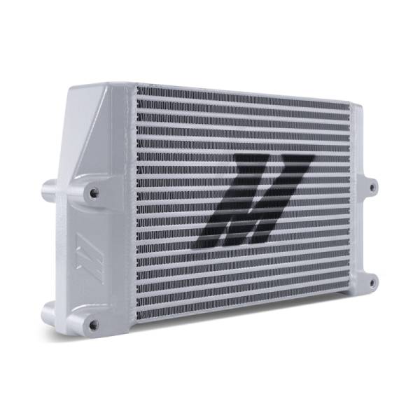 Mishimoto - Mishimoto Heavy-Duty Oil Cooler - 10in. Same-Side Outlets - Silver