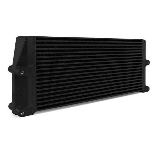 Mishimoto - Mishimoto Heavy-Duty Oil Cooler - 17in. Same-Side Outlets - Black