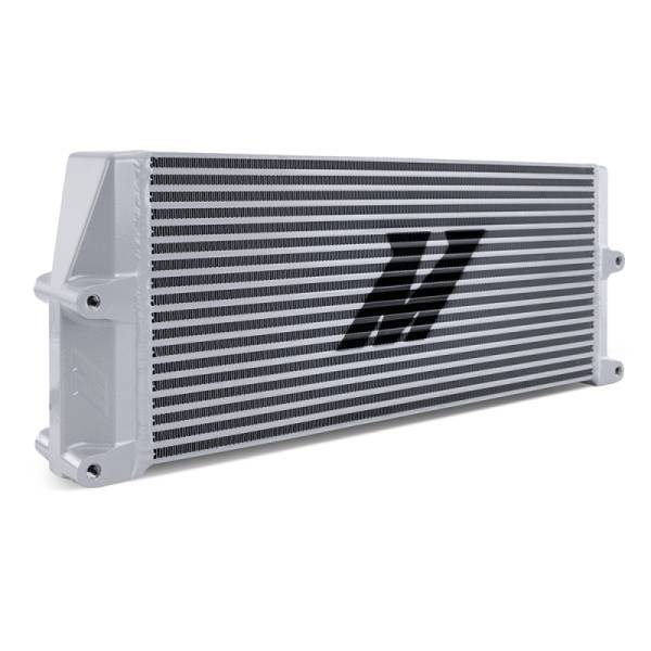 Mishimoto - Mishimoto Heavy-Duty Oil Cooler - 17in. Same-Side Outlets - Silver