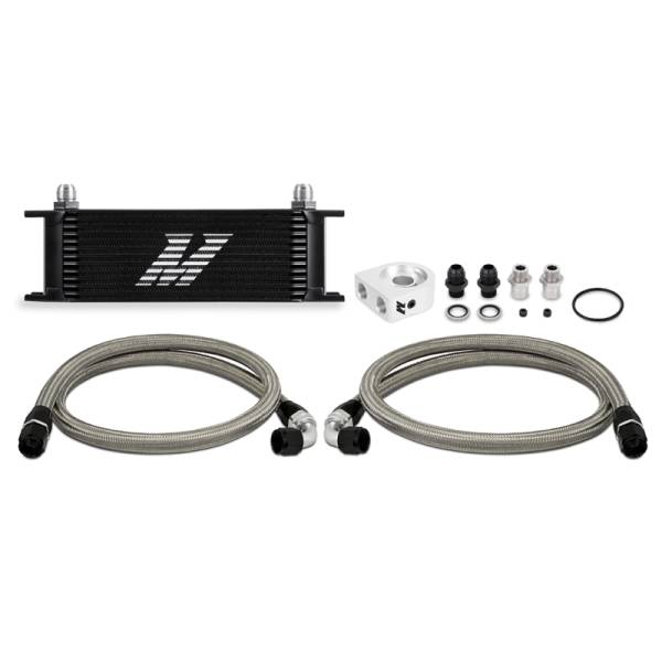 Mishimoto - Mishimoto Universal 13 Row Oil Cooler Kit (Black)