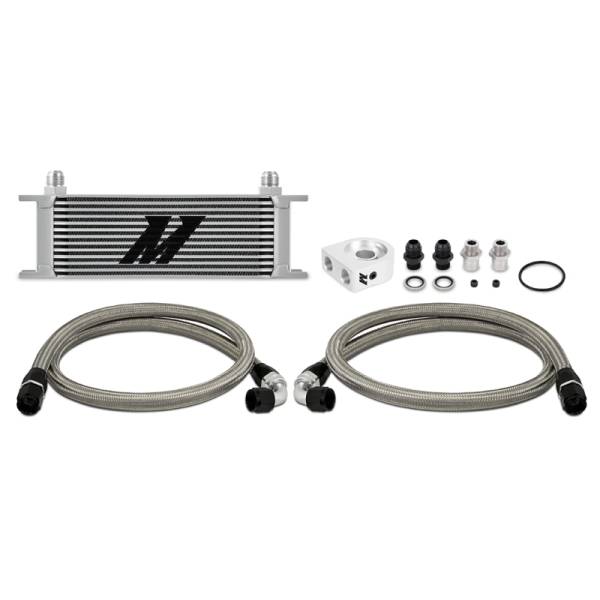 Mishimoto - Mishimoto Universal 13 Row Oil Cooler Kit (Silver)