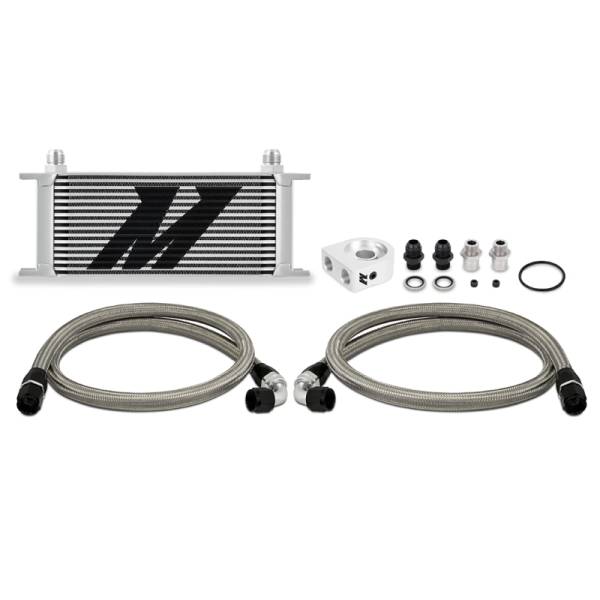 Mishimoto - Mishimoto Universal Oil Cooler Kit 16-Row Silver