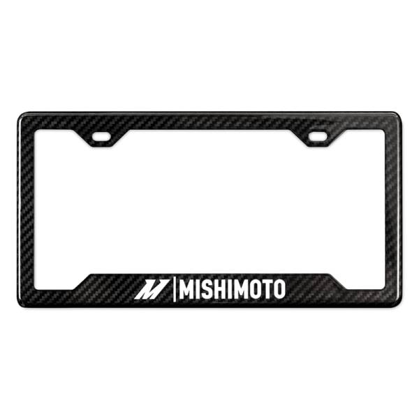 Mishimoto - Mishimoto Carbon Fiber License Plate Frame - Gloss