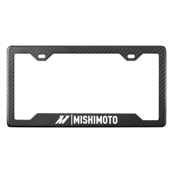 Mishimoto - Mishimoto Carbon Fiber License Plate Frame - Matte