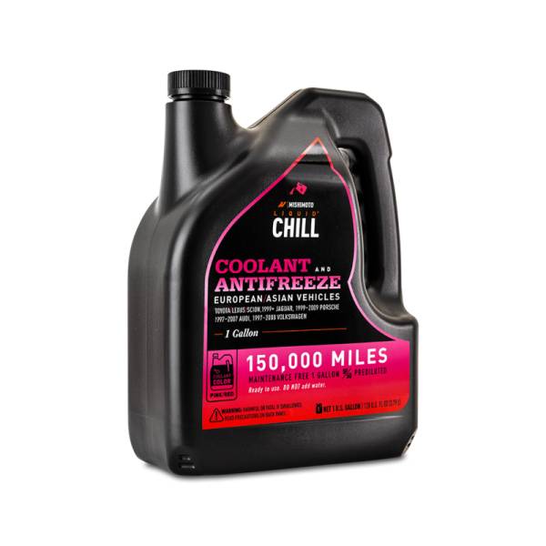 Mishimoto - Mishimoto Liquid Chill EG Coolant, European/Asian Vehicles, Pink/Red