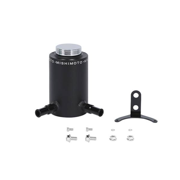 Mishimoto - Mishimoto Aluminum Power Steering Reservoir Tank - Wrinkle Black