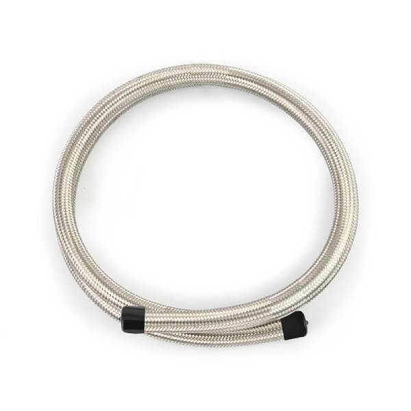 Mishimoto - Mishimoto 6Ft Stainless Steel Braided Hose w/ -4AN Fittings - Stainless