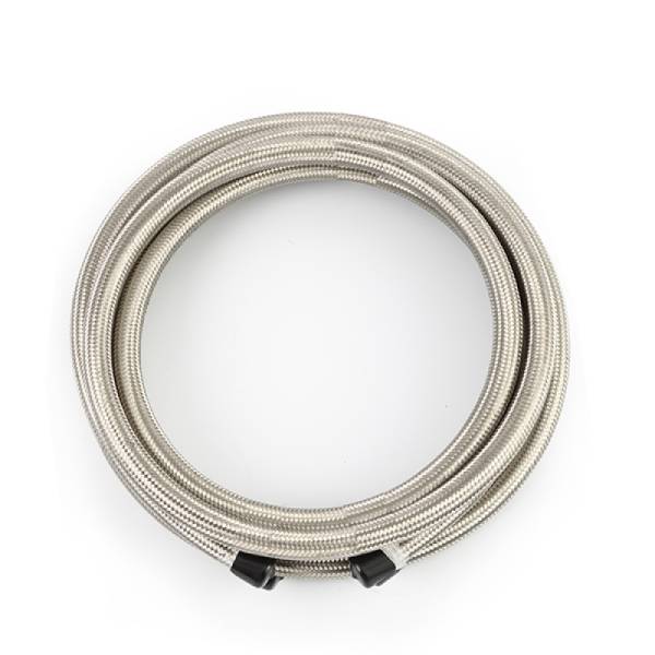 Mishimoto - Mishimoto 15Ft Stainless Steel Braided Hose w/ -6AN Fittings - Stainless