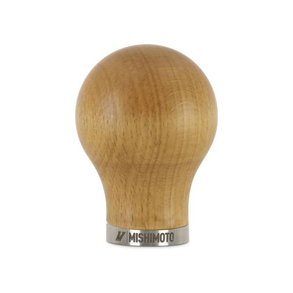 Mishimoto - Mishimoto Round Steel Core Wood Shift Knob - Beech