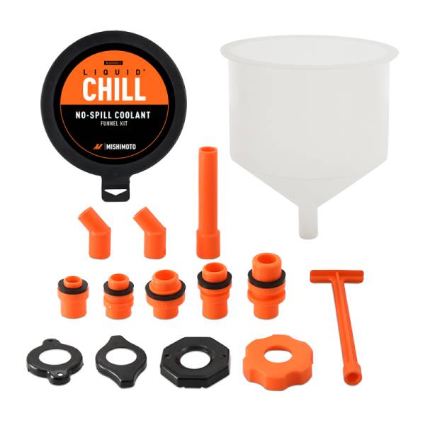 Mishimoto - Mishimoto No-Spill Coolant Funnel Kit 15pc Set